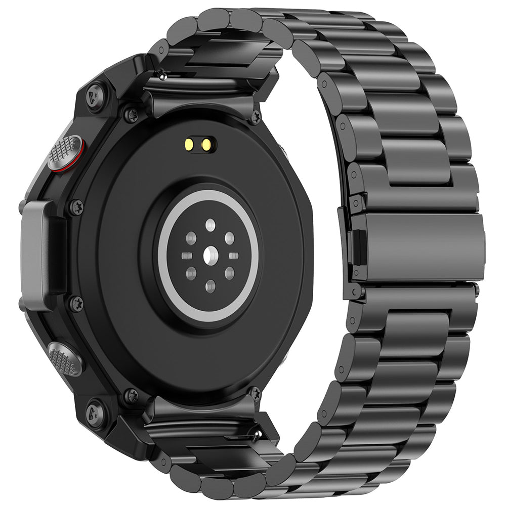 Λουράκι Techsuit W010 για Amazfit T-Rex 3, Μαύρο