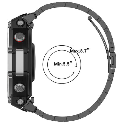Λουράκι Techsuit W010 για Amazfit T-Rex 3, Μαύρο