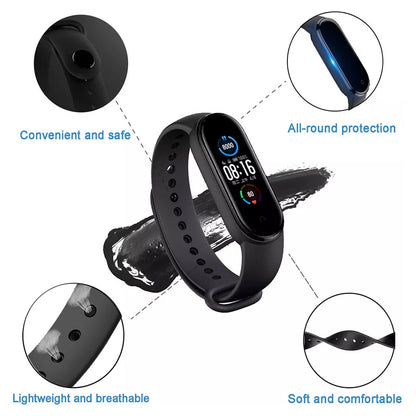 Λουράκι Techsuit W013 για Xiaomi Band / Amazfit Band Series, Σκούρο Μπλε