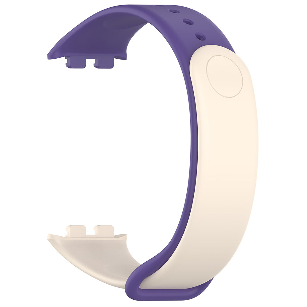 Λουράκι Techsuit W014 για Honor Band 9, Κρεμ Μοβ