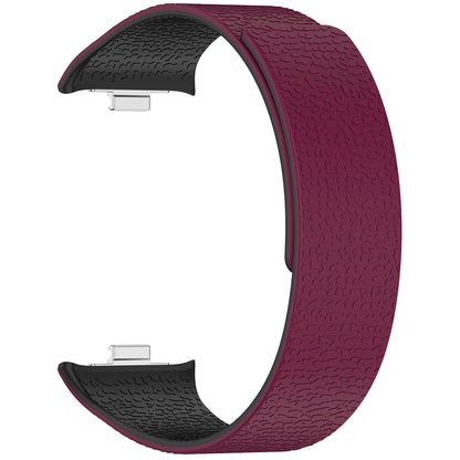 Λουράκι Techsuit W016 για Xiaomi Smart Band / Watch Series, Μαύρο Βυσσινί