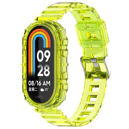 Λουράκι Techsuit W017 για Xiaomi Smart Band 8, Κίτρινο