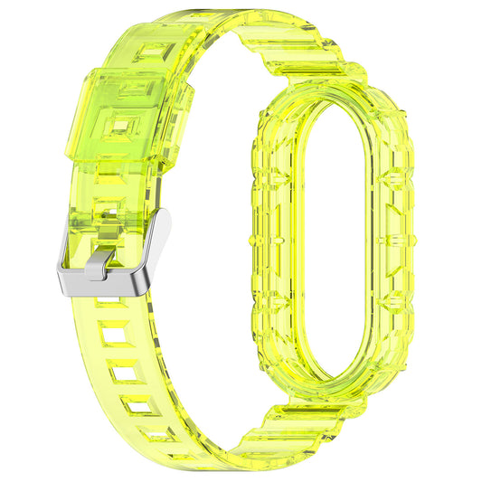Λουράκι Techsuit W017 για Xiaomi Smart Band 8, Κίτρινο