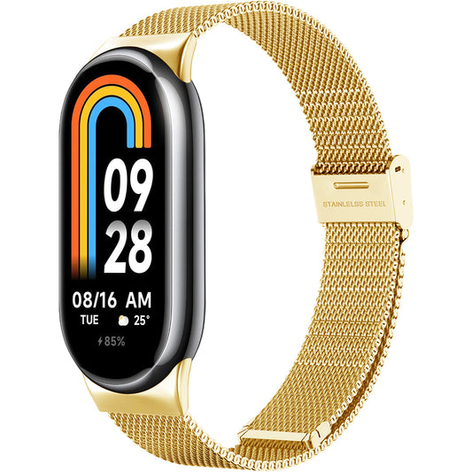Λουράκι Techsuit W022 για Xiaomi Smart Band 9 / 8, 15mm, Χρυσό