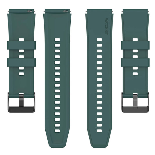 Techsuit W026 Strap for Samsung Galaxy Watch / Huawei Watch Series, 20mm, Dark Green