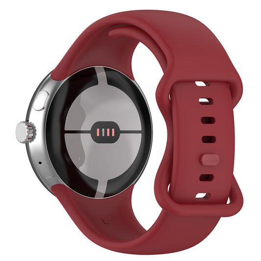 Techsuit W031 Strap for Google Pixel Watch 3 45mm, Burgundy