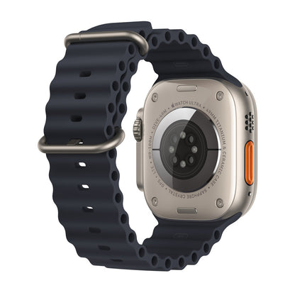 Techsuit W038 Strap for Apple Watch 49mm / 46mm / 45mm / 44mm / 42mm Series, Black