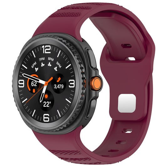 Techsuit W050 Strap for Samsung Galaxy Watch9 / Watch8 / Watch8 Classic Series, Burgundy
