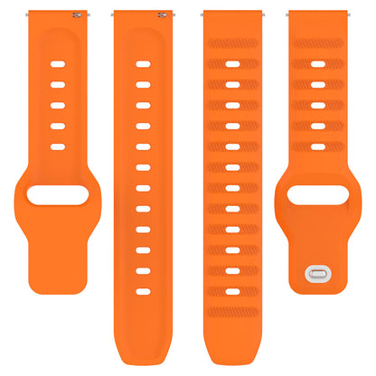 Techsuit W050 Strap for Samsung Galaxy Watch / Huawei Watch Series, 20mm, Orange