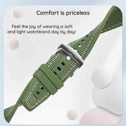 Techsuit W051 Strap for Apple Watch 42mm / 41mm / 40mm / 38mm Series, Dark Blue