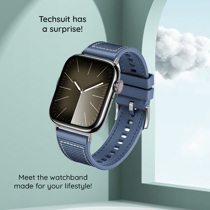 Techsuit W051 Strap for Apple Watch 49mm / 46mm / 45mm / 44mm / 42mm Series, Green