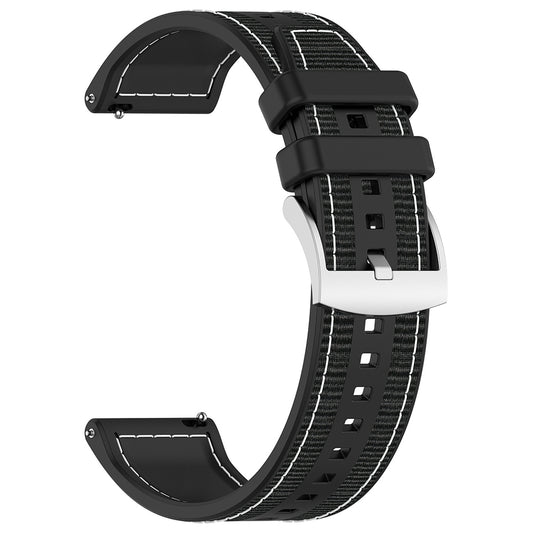 Λουράκι Techsuit W051 για Huawei Watch / Xiaomi Watch Series, 22mm, Μαύρο