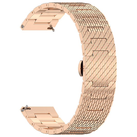 Λουράκι Techsuit W052 για Huawei Watch / Xiaomi Watch Series, 22mm, Ροζ Χρυσό