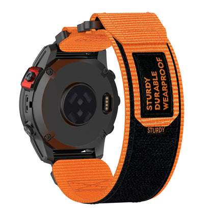 Techsuit W057 Strap for Garmin Instinct / Approach / Fenix Watch Series, 20mm, Orange