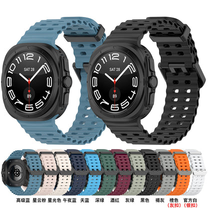 Techsuit W062 Strap for Samsung Galaxy Watch Ultra Series, Navy Blue
