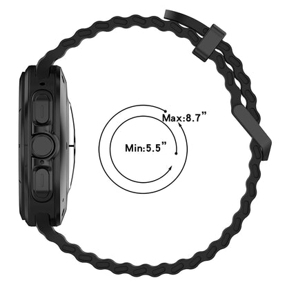 Λουράκι Techsuit W062 για Samsung Galaxy Watch Ultra Series, Μαύρο