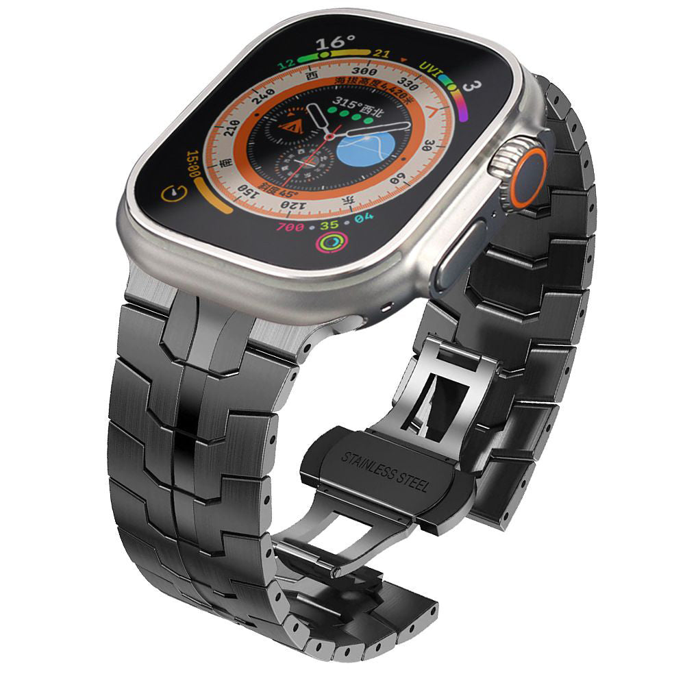 Λουράκι Techsuit W063 για Apple Watch 49mm / 46mm / 45mm / 44mm / 42mm Series, Ασημί