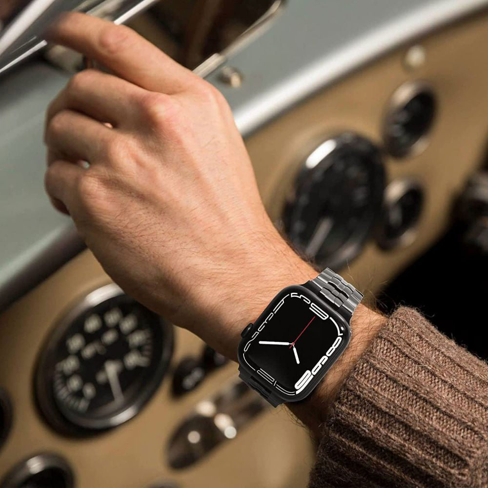 Λουράκι Techsuit W063 για Apple Watch 49mm / 46mm / 45mm / 44mm / 42mm Series, Ασημί