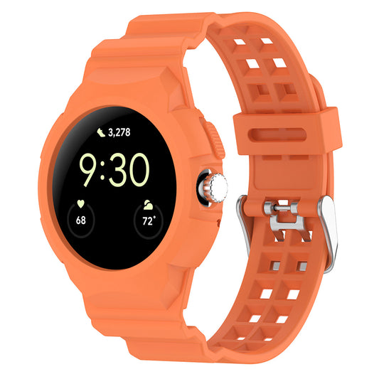 Techsuit W065 Strap for Google Pixel Watch 4 41mm / Watch 3 41mm / Watch 2 / Watch, Orange
