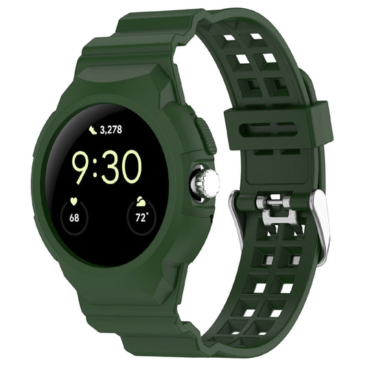 Techsuit W065 Strap for Google Pixel Watch 4 41mm / Watch 3 41mm / Watch 2 / Watch, Green