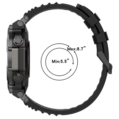 Techsuit W067 Strap for Amazfit T-Rex Ultra, Black