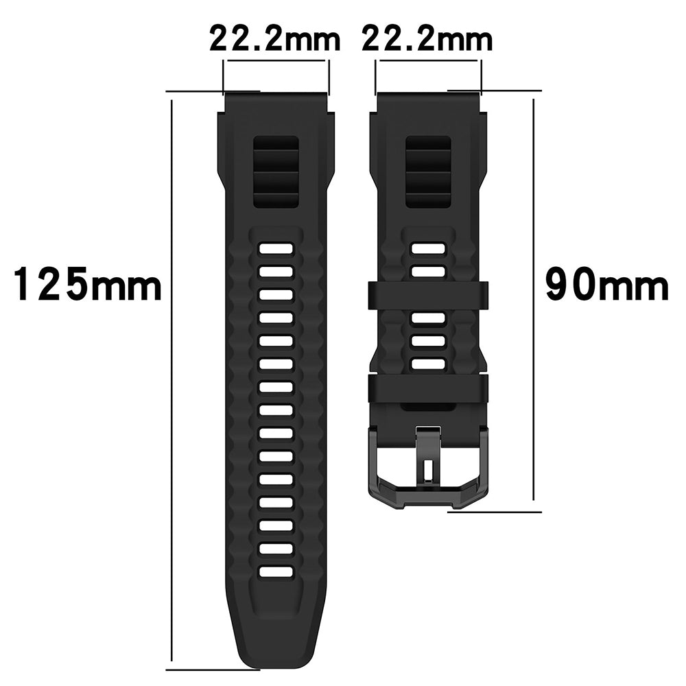 Techsuit W067 Strap for Amazfit T-Rex Ultra, Black