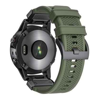 Λουράκι Techsuit W068 για Garmin Watch Fenix Series, 26mm, Μαύρο