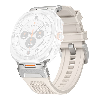 Λουράκι Techsuit W068 για Samsung Galaxy Watch Ultra Series, Ασημί Άσπρο
