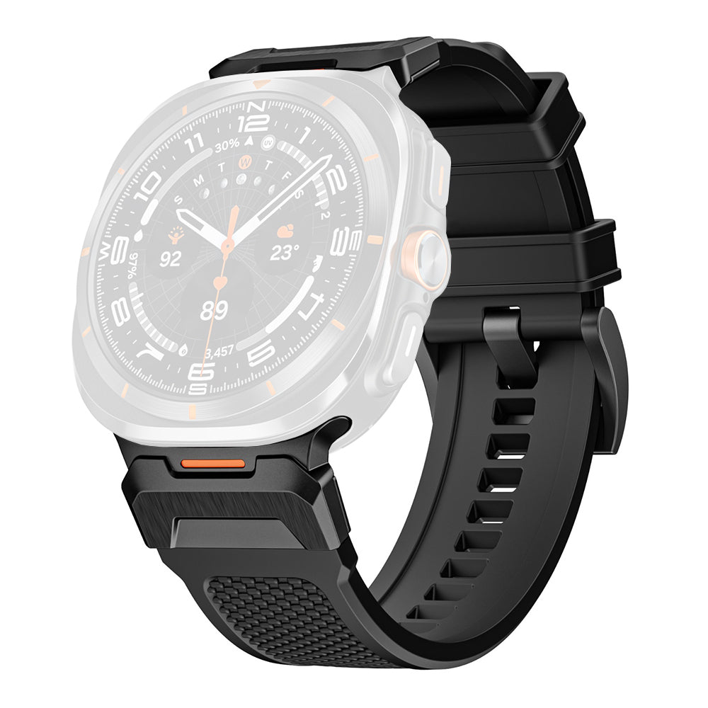 Λουράκι Techsuit W068 για Samsung Galaxy Watch Ultra Series, Μαύρο