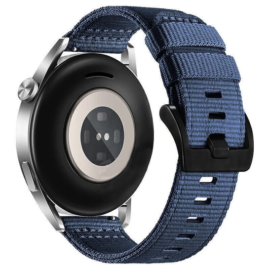 Techsuit W070 Strap for Samsung Galaxy Watch / Huawei Watch Series, 22mm, Navy Blue