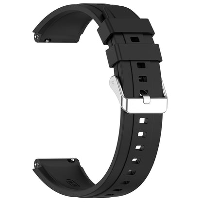 Techsuit W075 Strap for Huawei Watch / Garmin Watch Series, 18mm, Black