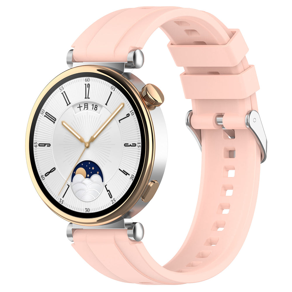 Techsuit W075 Strap for Huawei Watch / Garmin Watch Series, 18mm, Pink