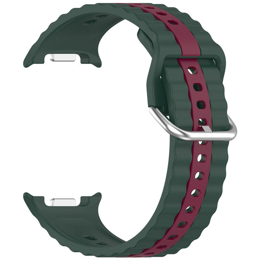 Techsuit W078 Strap for Samsung Galaxy Watch9 / Watch8 / Watch8 Classic Series, Dark Green