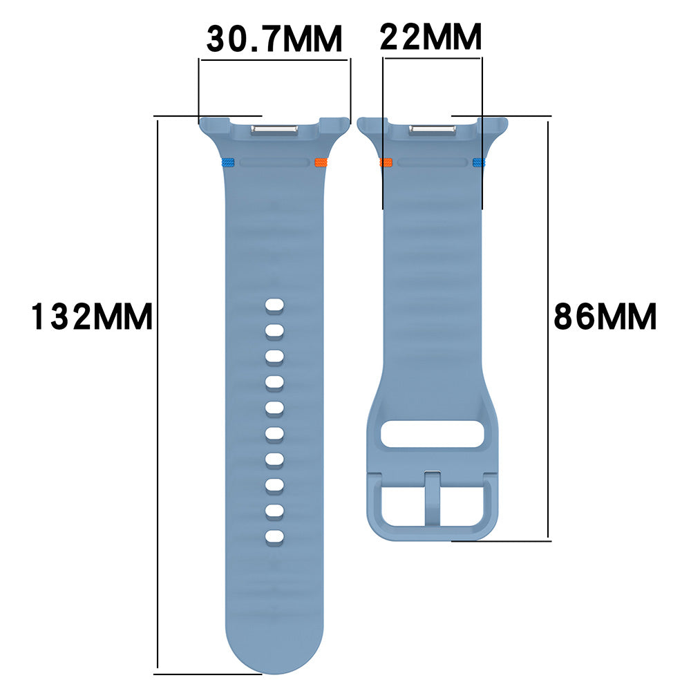Techsuit W079 Strap for Samsung Galaxy Watch9 / Watch8 / Watch8 Classic Series, Orange