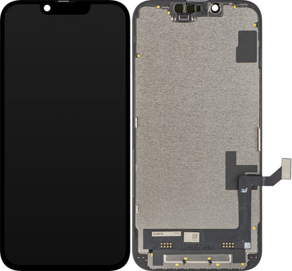 JK Touchscreen Display for Apple iPhone 17e / 16e, with Frame, Movable IC In-Cell LCD Version, Black