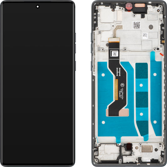 Οθόνη με οθόνη αφής Motorola Moto G85, με πλαίσιο, μαύρο, Service Pack 5D68C24854