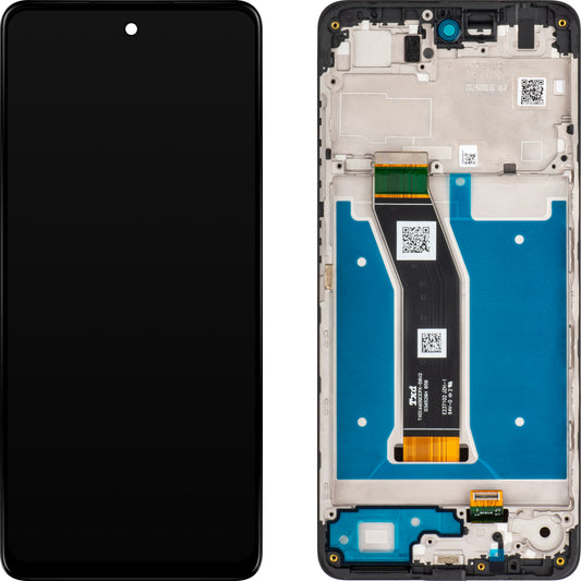 Οθόνη με οθόνη αφής Motorola Moto G04, με πλαίσιο, μαύρο, Service Pack 5D68C23890