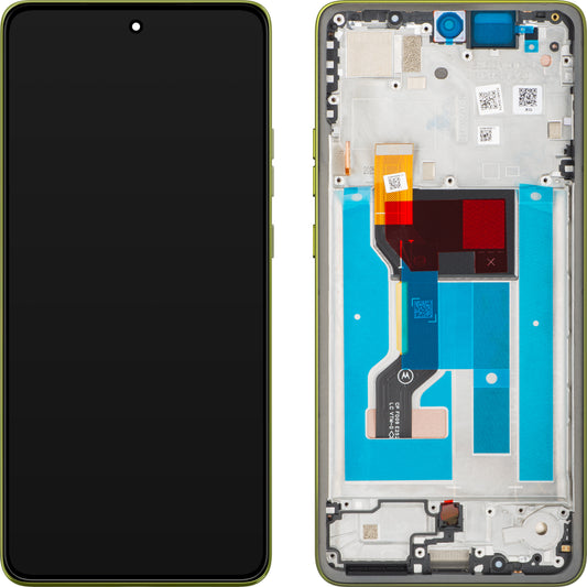 Display με Touchscreen Motorola Moto G86, με Πλαίσιο, Κίτρινο (Golden Cypress), Service Pack 5D68C30476