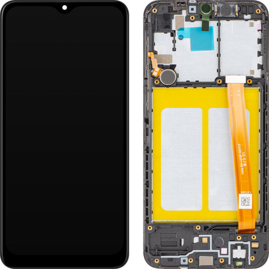 MP Touchscreen Display compatible with Samsung Galaxy A20e A202, with Frame, Black