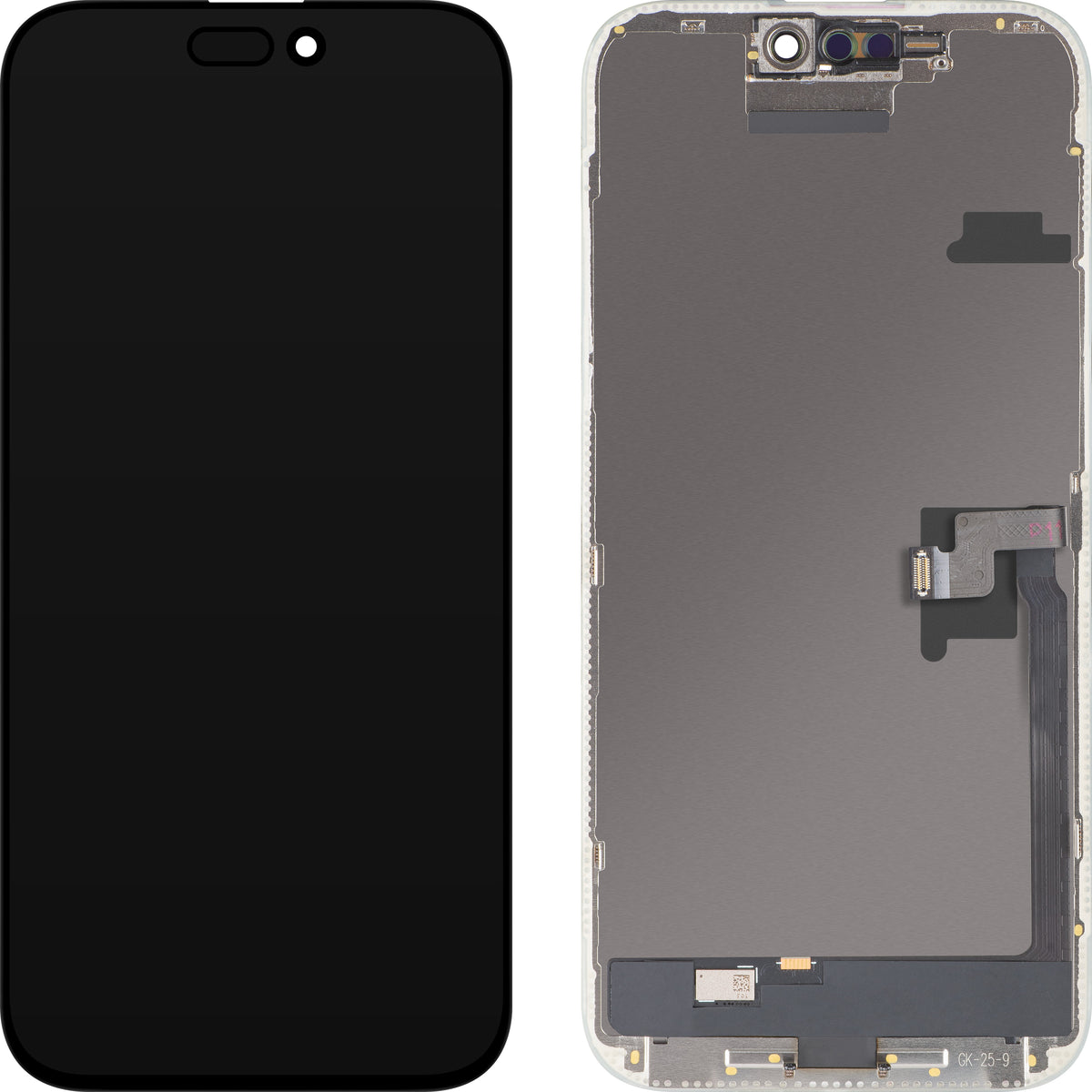 MP Touchscreen Display compatible with Apple iPhone 16 Pro Max, with Frame, Movable IC FHD OLED Version, Black