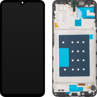 Οθόνη με Touchscreen MP συμβατή με Samsung Galaxy A17 5G A176, με πλαίσιο, μαύρο