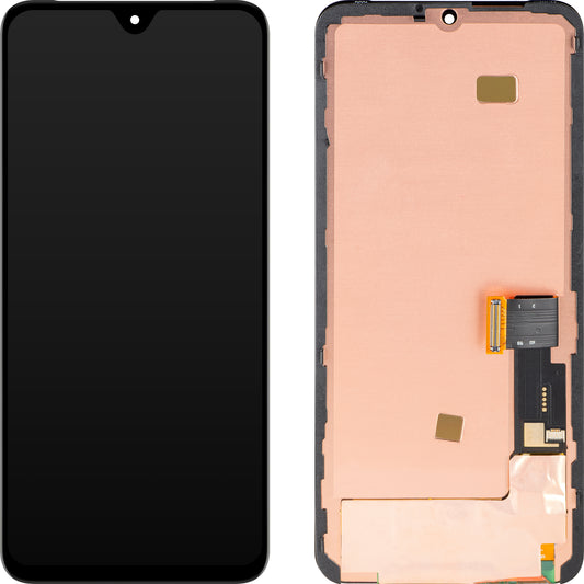 Οθόνη με οθόνη αφής MP συμβατή με Google Pixel 8, με Πλαίσιο, Έκδοση OLED, Μαύρη