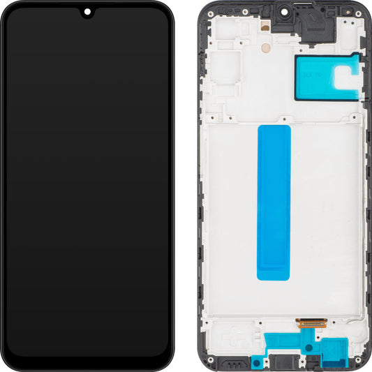 Οθόνη με Αφής MP συμβατή με Samsung Galaxy A25 A256, με Πλαίσιο, Έκδοση OLED, Μαύρο