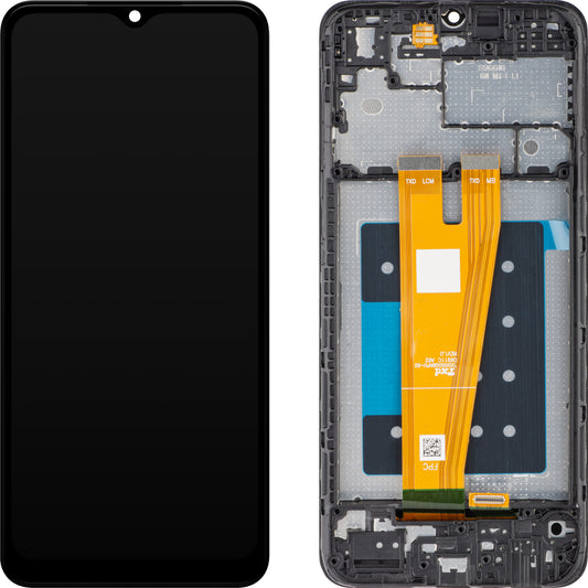Οθόνη με Αφής MP συμβατή με Samsung Galaxy A04 A045, με Πλαίσιο, Μαύρο