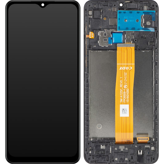 MP Touchscreen Display compatible with Samsung Galaxy A02 A022 / M02 M022, with Frame, Black