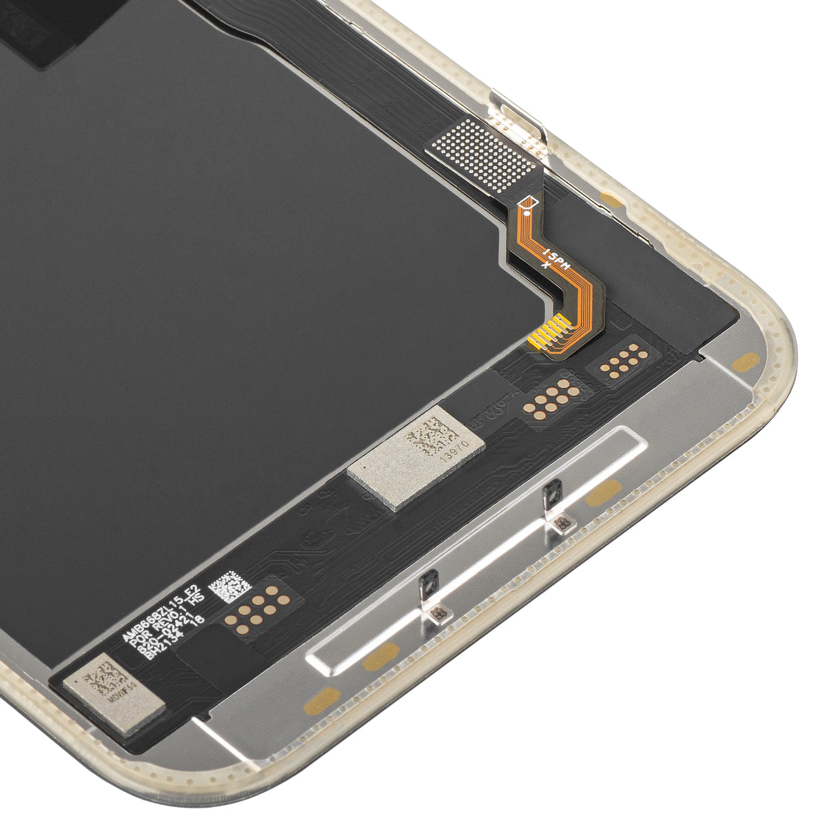 Οθόνη αφής MP συμβατή με Apple iPhone 15 Pro Max, με Πλαίσιο, Έκδοση Soft OLED FHD 120Hz IC Movable, Μαύρη