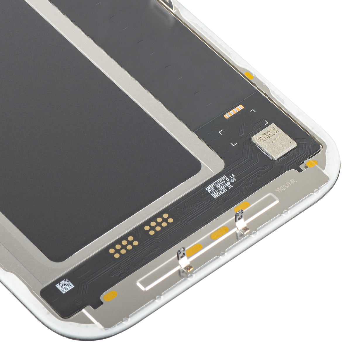 MP Touchscreen Display compatible with Apple iPhone 17 Pro, with Frame, Soft OLED FHD 120Hz IC Movable Version, Black