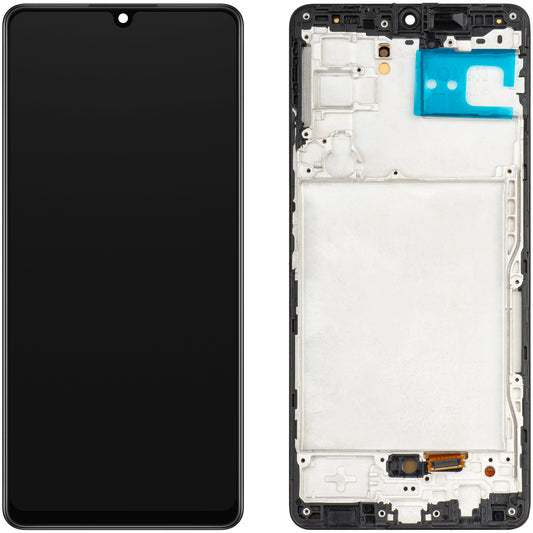 MP Touchscreen Display compatible with Samsung Galaxy A42 5G A426, with Frame, OLED Version, Black