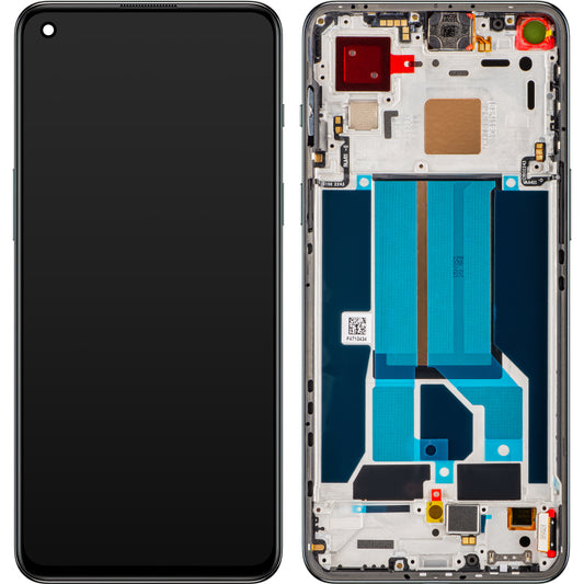 Display με Touchscreen OnePlus Nord 2 5G, με Πλαίσιο, Πράσινο (Green Wood), Service Pack 4907925