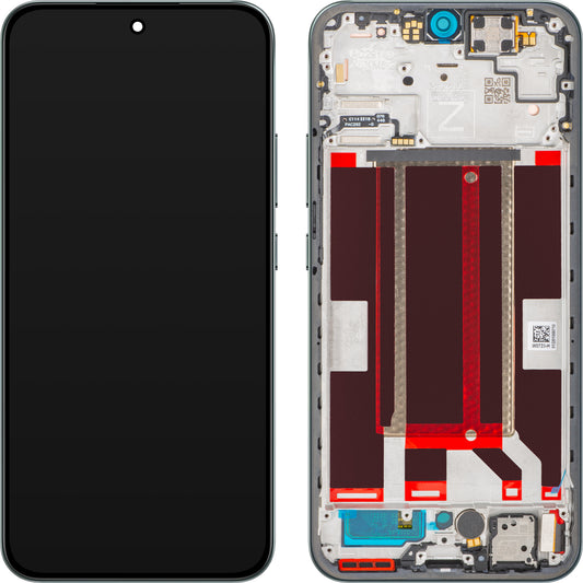 Οθόνη με οθόνη αφής Oppo Reno14 FS 5G / Reno14 F, με πλαίσιο, Πράσινο (Luminous Green), Service Pack 621029000594